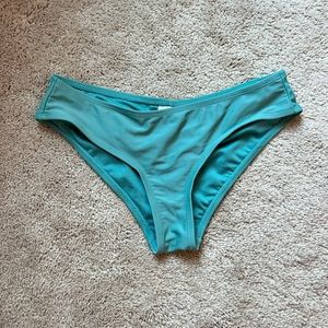 Never worn - light blue bikini bottoms